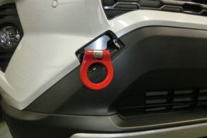 Toyota RAV4 Tow Hook - Front - Cusco - Folding Type - Red - `19-`27